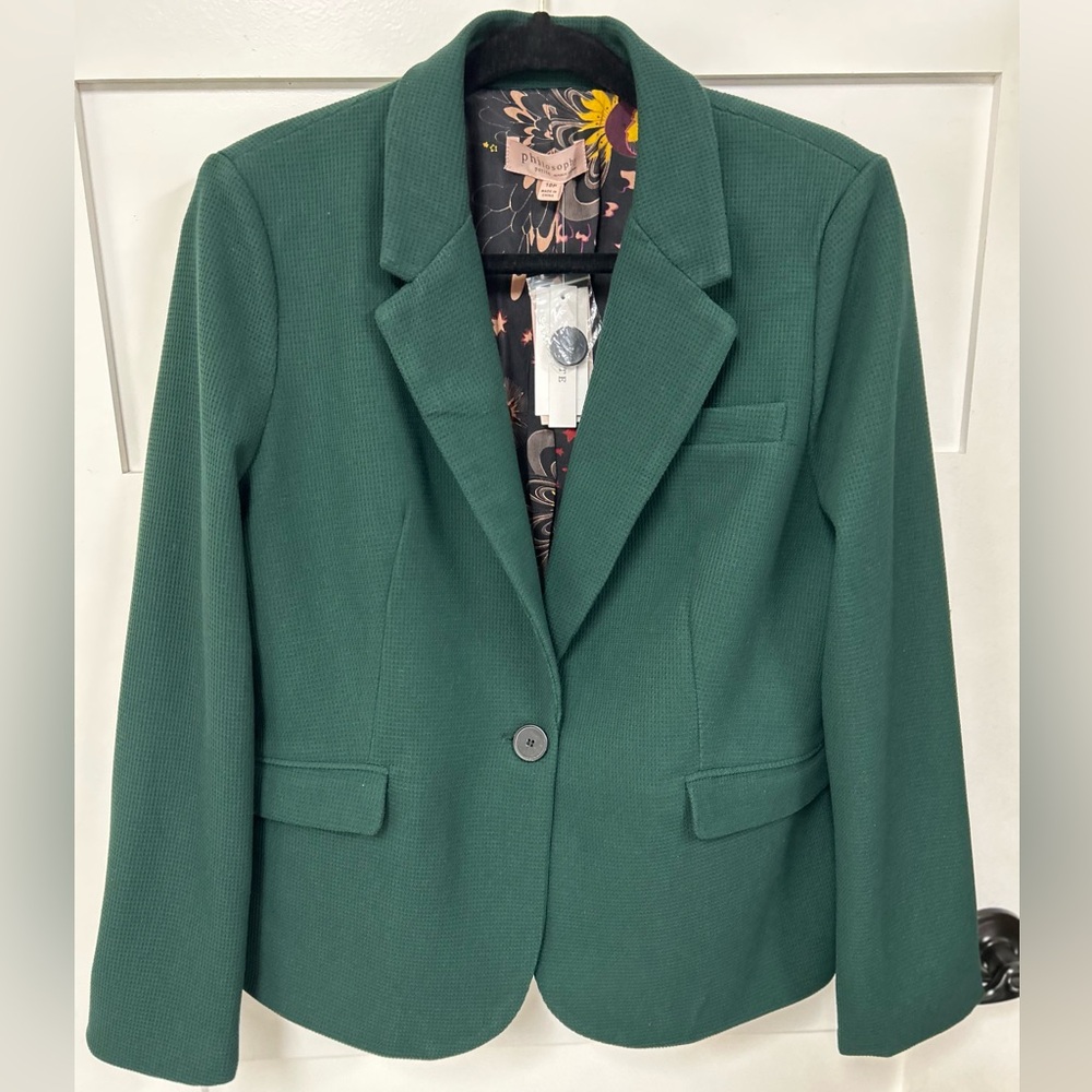 PHILOSOPHY  - women’s 10P Blazer / green.